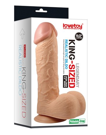 Lovetoy - Realistische Kingsize Dildo 23 cm