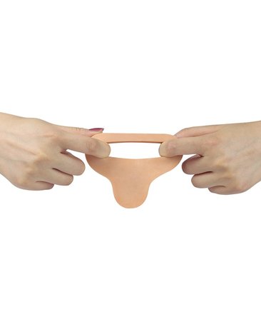 Lovetoy - Ultrasoft Double -Voorbinddildo Voor dubbele penetratie - 15 cm