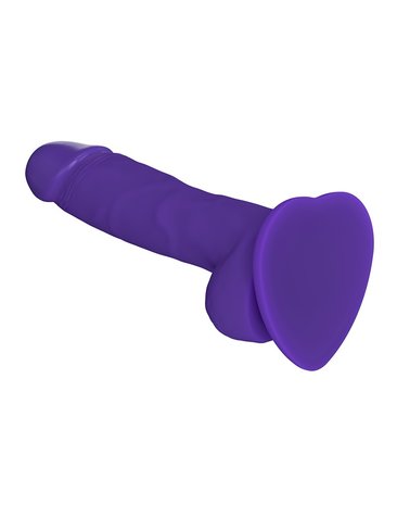 Strap-On-Me Soft Realistic Dildo met zuignap - paars