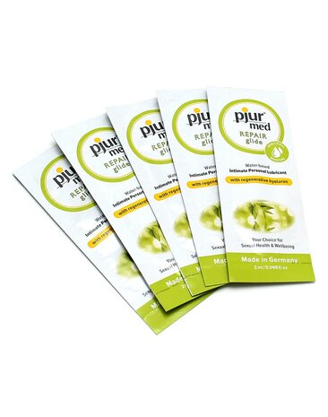 Pjur - Med Repair Verzorgend Glijmiddel op Waterbasis - 50 sachets van 2 ml