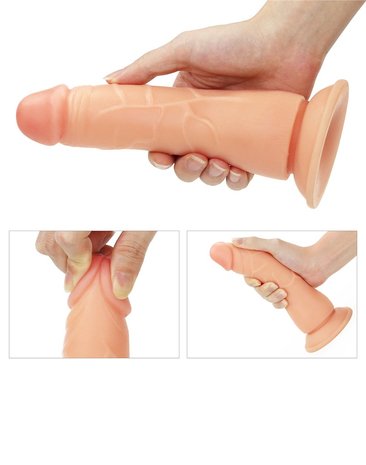 Lovetoy - Easy Strap-on Set Met dildo Van 19 cm - Lichte Huidskleur