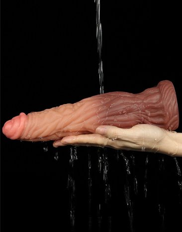 Lovetoy - Realistische XXL Dildo 24.5 cm - Lichte/donkere Huidskleur