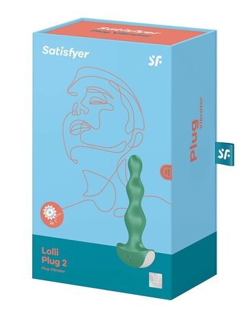 Satisfyer - Lolli Plug 2 - Vibrerende Buttplug - groen
