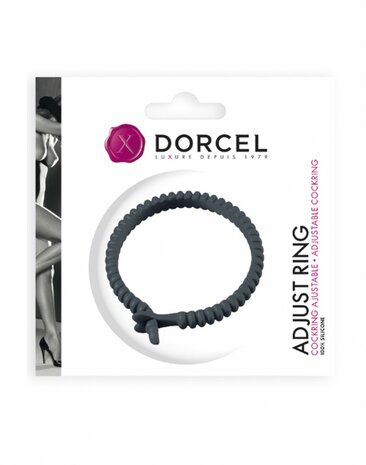 Dorcel - Adjust Ring - Cockring Siliconen - Zwart