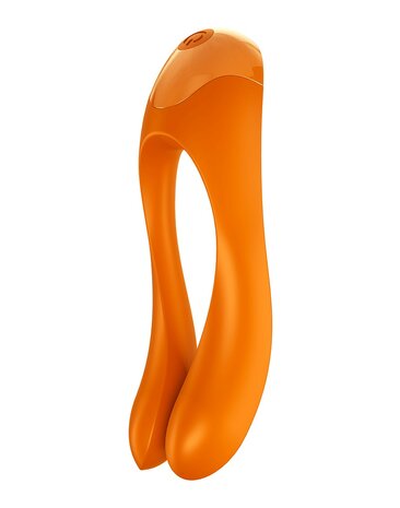 Satisfyer - Candy Cane Vinger Vibrator - oranje