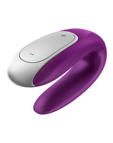 Satisfyer - Double Fun - Luxe Partner Vibrator - Met App Control - Paars