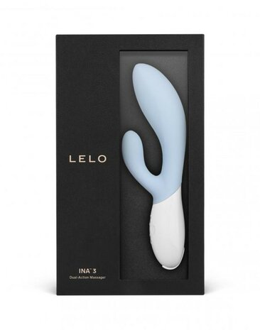 LELO - Ina 3 Rabbit Vibrator - lichtblauw
