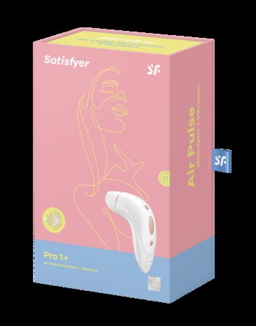 Satisfyer - Pro Plus Vibration Luchtdruk Vibrator - Wit