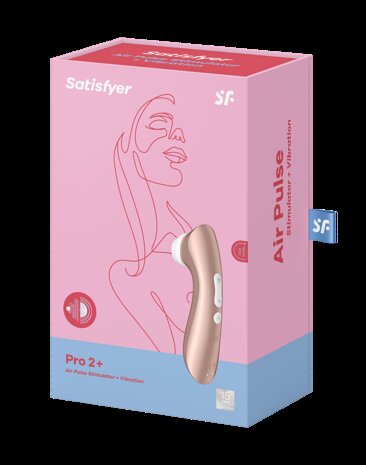 Satisfyer - Pro 2+ Luchtdruk Vibrator met extra vibratie