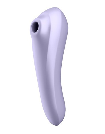 Satisfyer - Dual Pleasure - Luchtdruk en G-spot Vibrator - Met Bluetooth En App Control - Lila