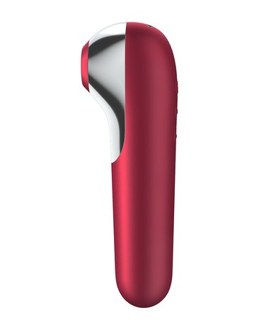 Satisfyer - Dual Love - Vibrerende Luchtdruk Vibrator - Met Bluetooth En App Control - Rood