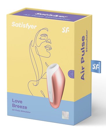 Satisfyer - Love Breeze - Luchtdruk Vibrator - Met Bluetooth En App Control - Koper