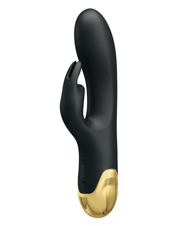 Pretty Love - Royal Pleasure Double Pleasure Vibrator - Zwart/Goud