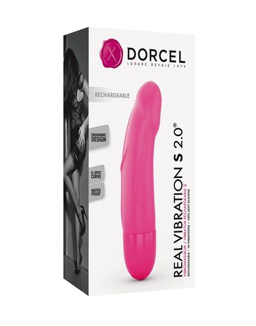 Dorcel - Real Vibration S 2.0 - Oplaadbare Realistische Mini Vibrator - Roze