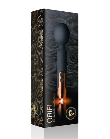 Rocks-off - Oriel - Mini Wand Vibrator - Zwart/koper