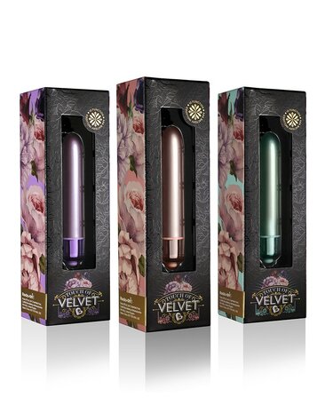 Rocks-off Mini vibrator Touch of velvet" - aqua"