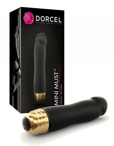 Dorcel - Mini Must Vibrator - Zwart/Goud