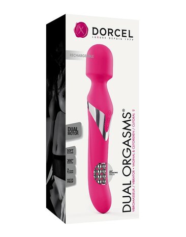 Dorcel - Dual Orgasms Wand Vibrator - Roze