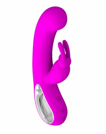 Pretty Love Webb Rabbit Vibrator - roze