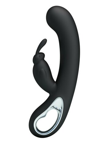 Pretty Love - Webb - Rabbit Vibrator - Zwart