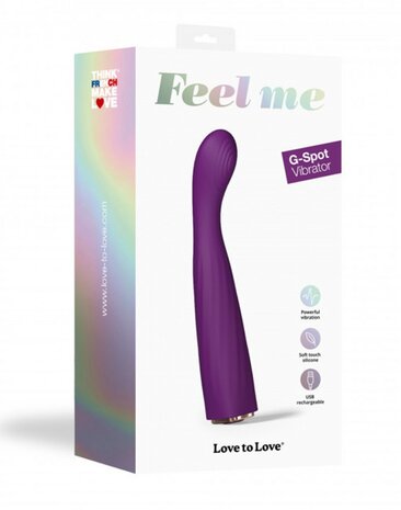 Love to Love - Vibrating Feel Me - Flexibele G-Spot Vibrator - Paars