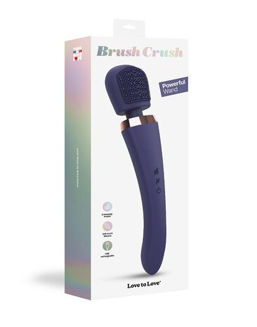 Love to Love - Brush Crush Wand Vibrator - Paars