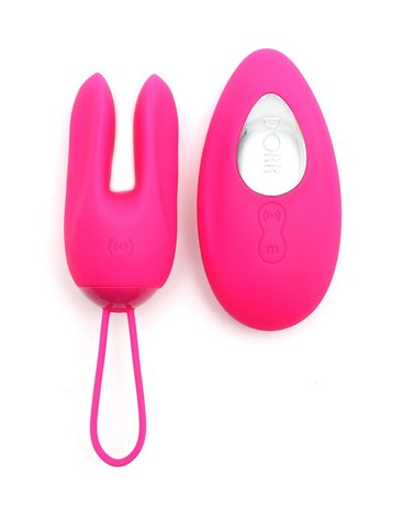 Dorr - Rabbit Vibrerend Eitje plus Opleg Vibrator - Ozzy - Roze