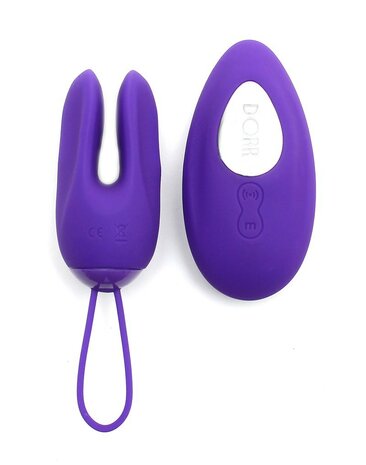 Dorr - Rabbit Vibrerend Eitje plus Opleg Vibrator - Ozzy - Paars