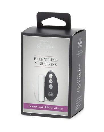 Fifty Shades of Grey - Relentless Vibrations Bullet Vibrator met afstandsbediening