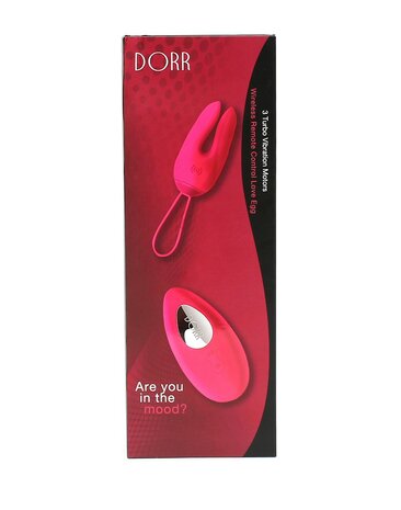 Dorr rabbit vibrerend eitje + opleg vibrator OZZY - roze