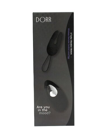 Dorr rabbit vibrerend eitje + opleg vibrator OZZY - zwart