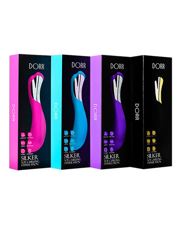 Dorr - Silker G Point Curved G-spot Vibrator - Roze