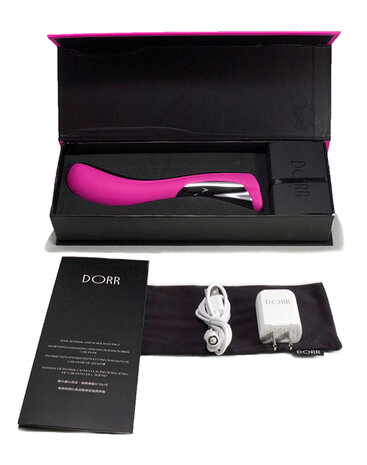 Dorr - Silker G Point Curved G-spot Vibrator - Roze