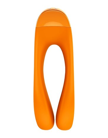 Satisfyer - Candy Cane Vinger Vibrator - Oranje