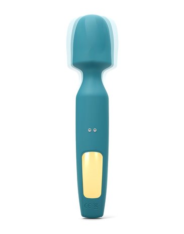 Love to Love - R-Evolution Wand Vibrator Set Met 2 verwisselbare opzetstukken - Turquoise