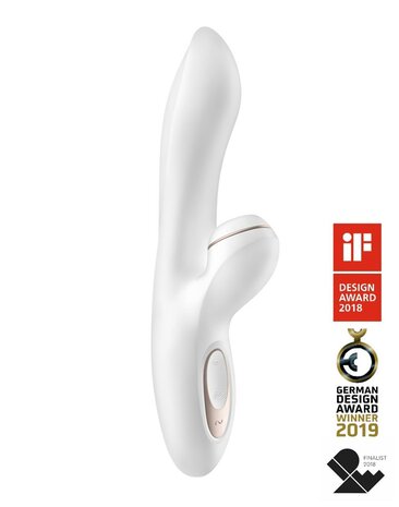 Satisfyer - Pro Rabbit Vibrator - G-spot - 22 cm - Wit