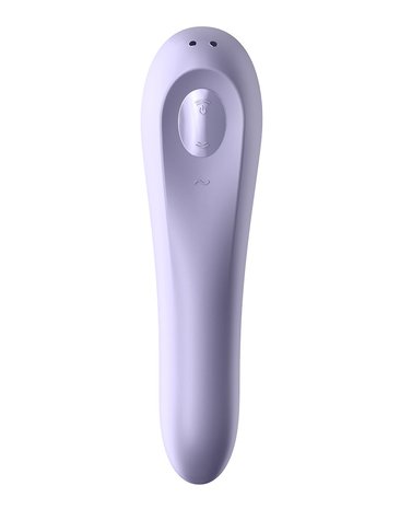 Satisfyer - Dual Pleasure - Luchtdruk en G-spot Vibrator - Met Bluetooth En App Control - Lila