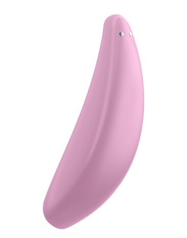 Satisfyer - Curvy 3+ pink app controlled luchtdruk opleg vibrator