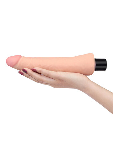 Lovetoy - Realistische zachte vibrator - 23 cm - lichte huidskleur