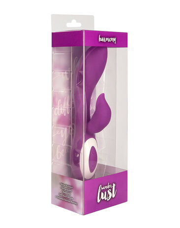 Wonderlust Harmony Clitoris en G-spot Vibrator - paars