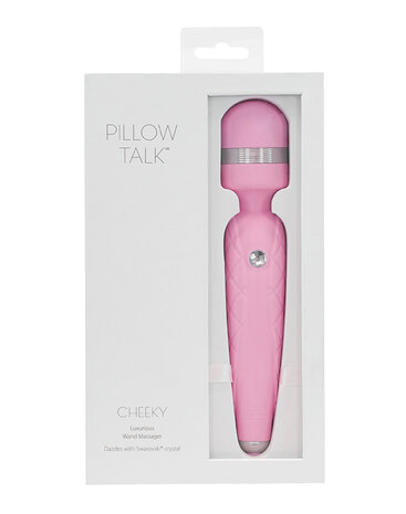 Pillow Talk Cheeky Wand Massager - Lichtroze