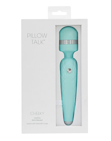 Pillow Talk Cheeky Wand Massager - Lichtblauw