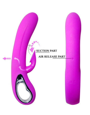 Pretty Love - Romance - Zuigende Clitoris Vibrator - Roze