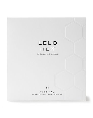 LELO - HEX Original Condooms met honingraat structuur - 36 stuks
