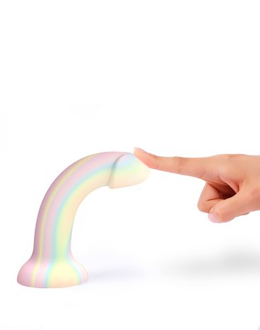 Love to Love Siliconen Dildo FANTASIA - glow-in-the-dark pastel