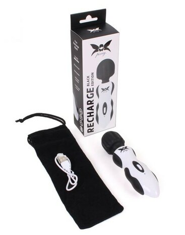 Pixey Wand Vibrator Recharge Black Edition