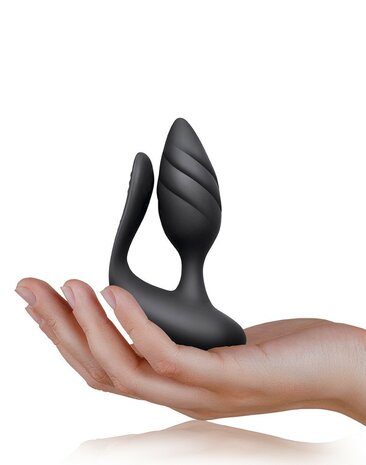 Rocks-off Partner Vibrator COCKTAIL met afstandsbediening - zwart