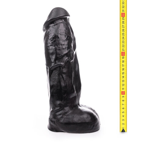 HUNG System - Zac - Dildo - Met Vac-U-Lock - XL - Zwart