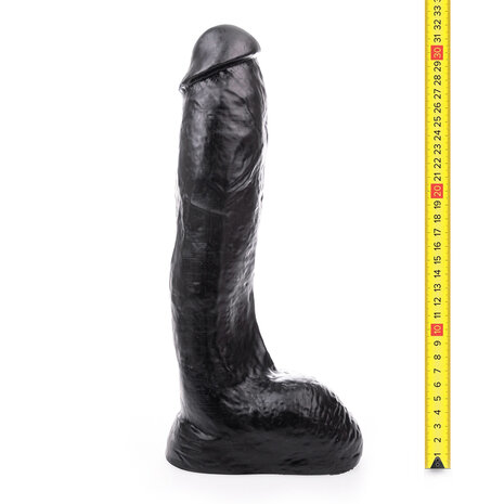 HUNG System Dildo Jay - 34 x 9,5 cm - XL - zwart