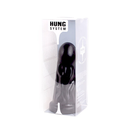 HUNG System - Dildo Plug Castard - 22 x 8 cm - zwart